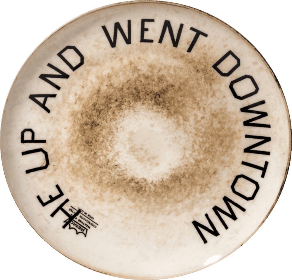 Artwork - Artist Plate Project 2020 (Ed Ruscha)