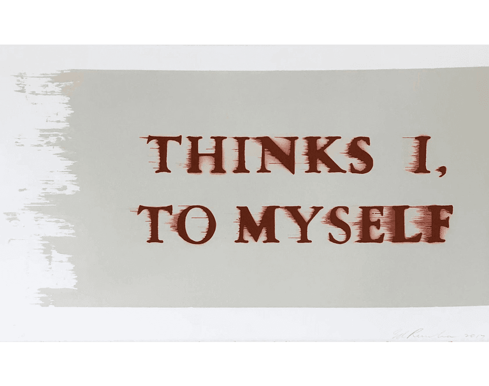Artwork - Thinks I, To Myself