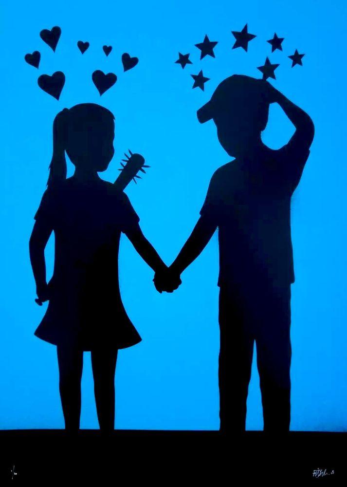 Artwork - Love Hurts (Blue)