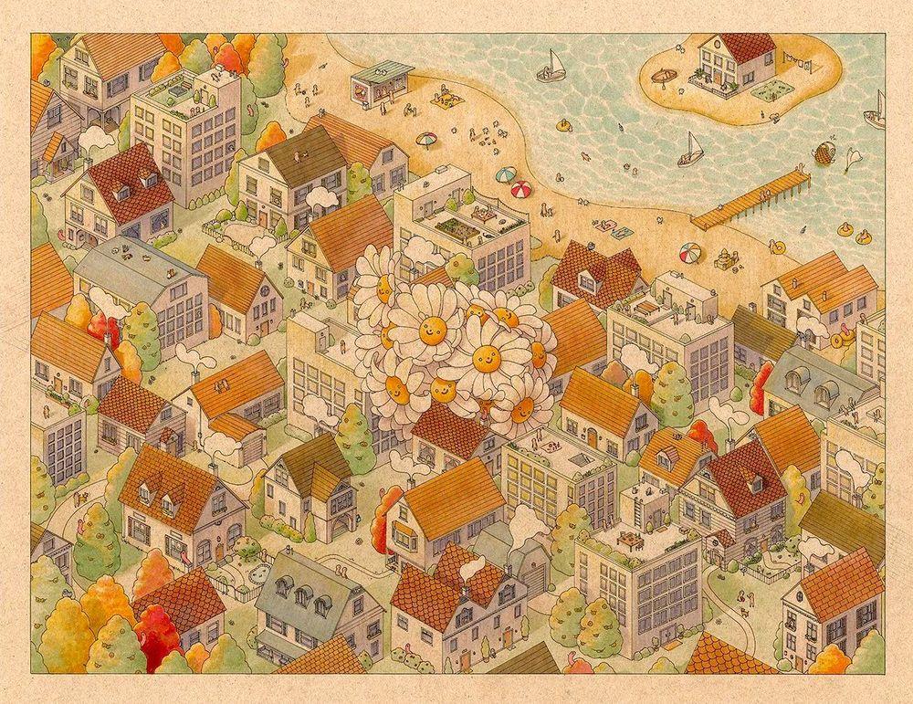 Artwork - The Sunny City Print