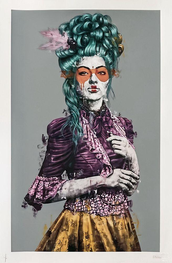 Artwork - Madeleine (Grey Copper Leaf)