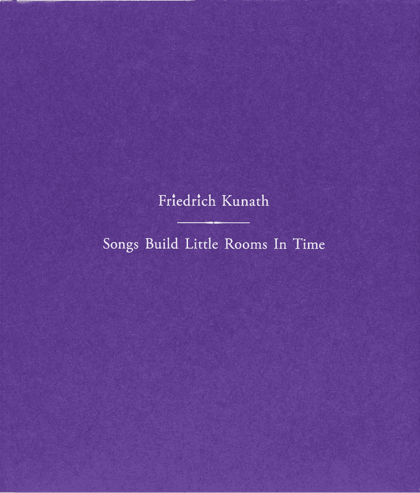 Artwork - Songs Build Little Room In Time