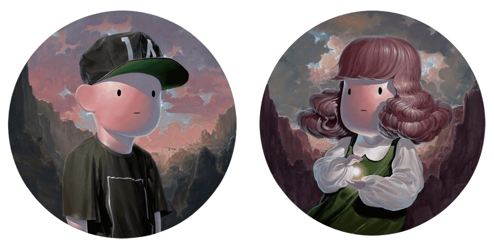 Artwork - Valley View (Tondo Set)