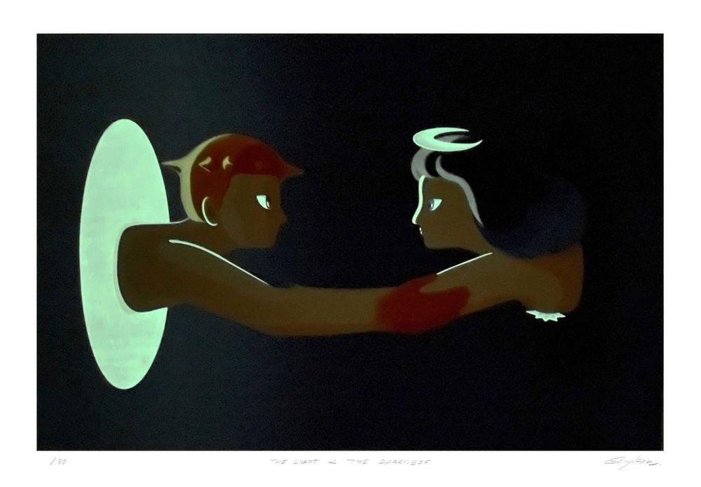 Artwork - The Light & The Darkness (Screenprint)