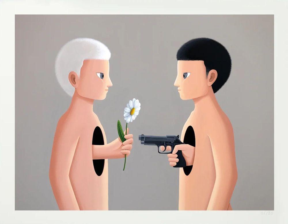 Artwork - The Lover and The Killer (Print)