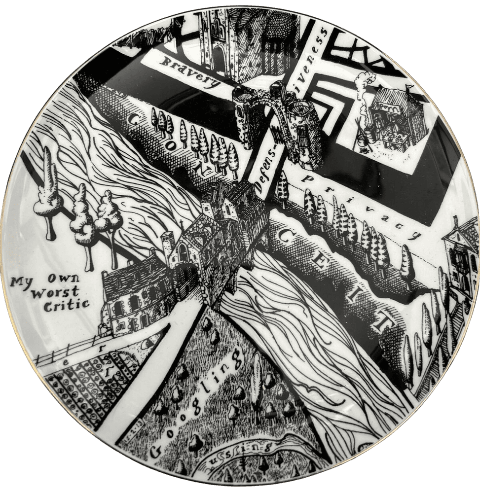 Artwork - Map Of Days - My Own Worst Critic (Plate)