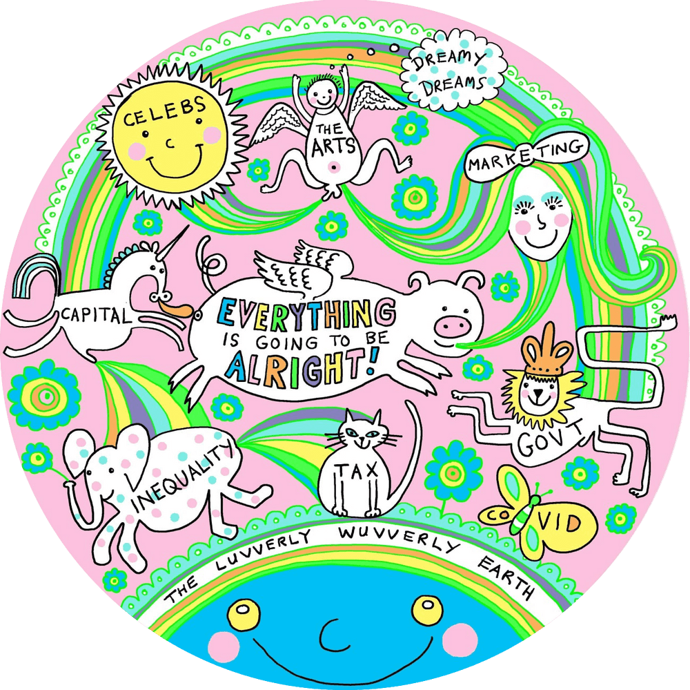 Artwork - Rainbow Sickness (Plate)