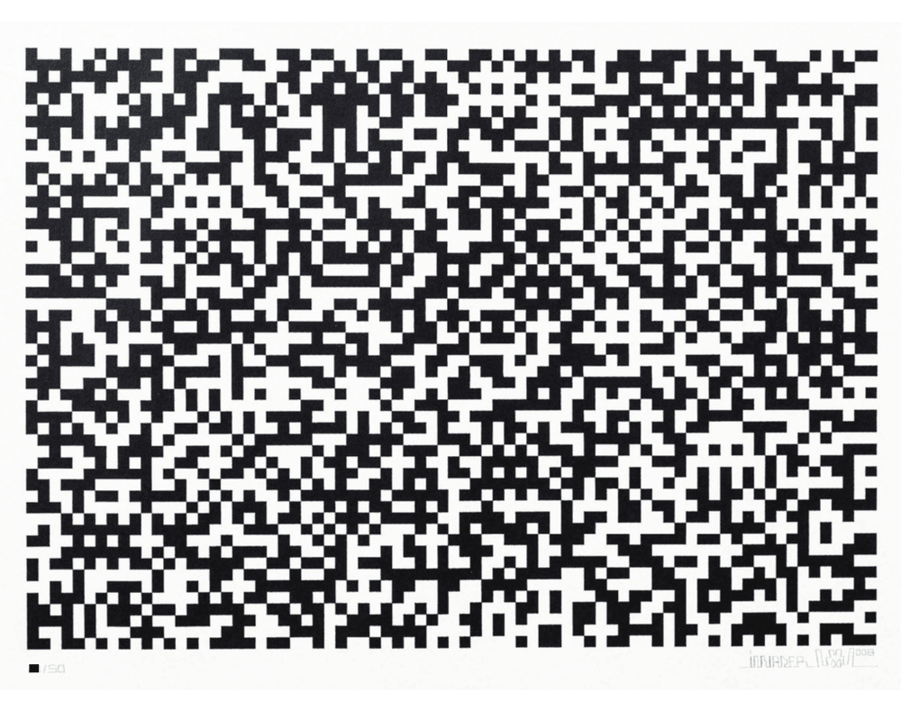 Artwork - Binary Code (Black)