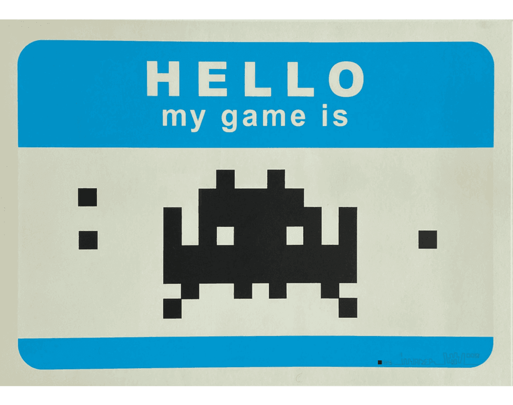 Artwork - Hello My Game Is (Blue)