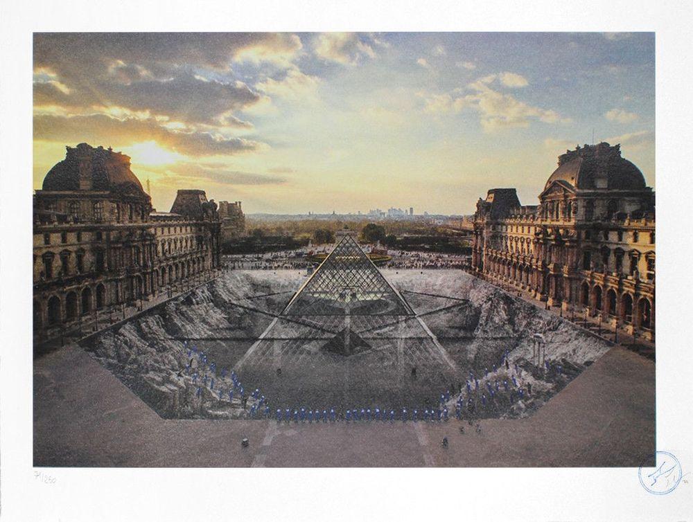 Artwork - JR Au Louvre, 29 Mars 2019, Paris, France (18h08)