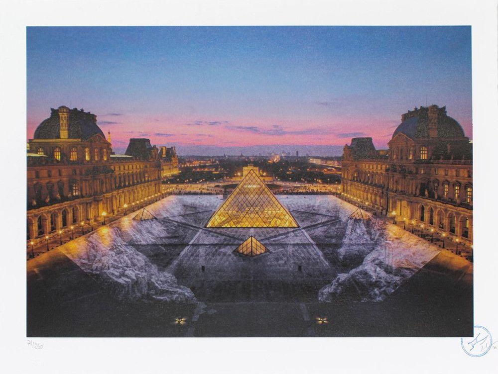 Artwork - JR Au Louvre, 29 Mars 2019, Paris, France (19h45)