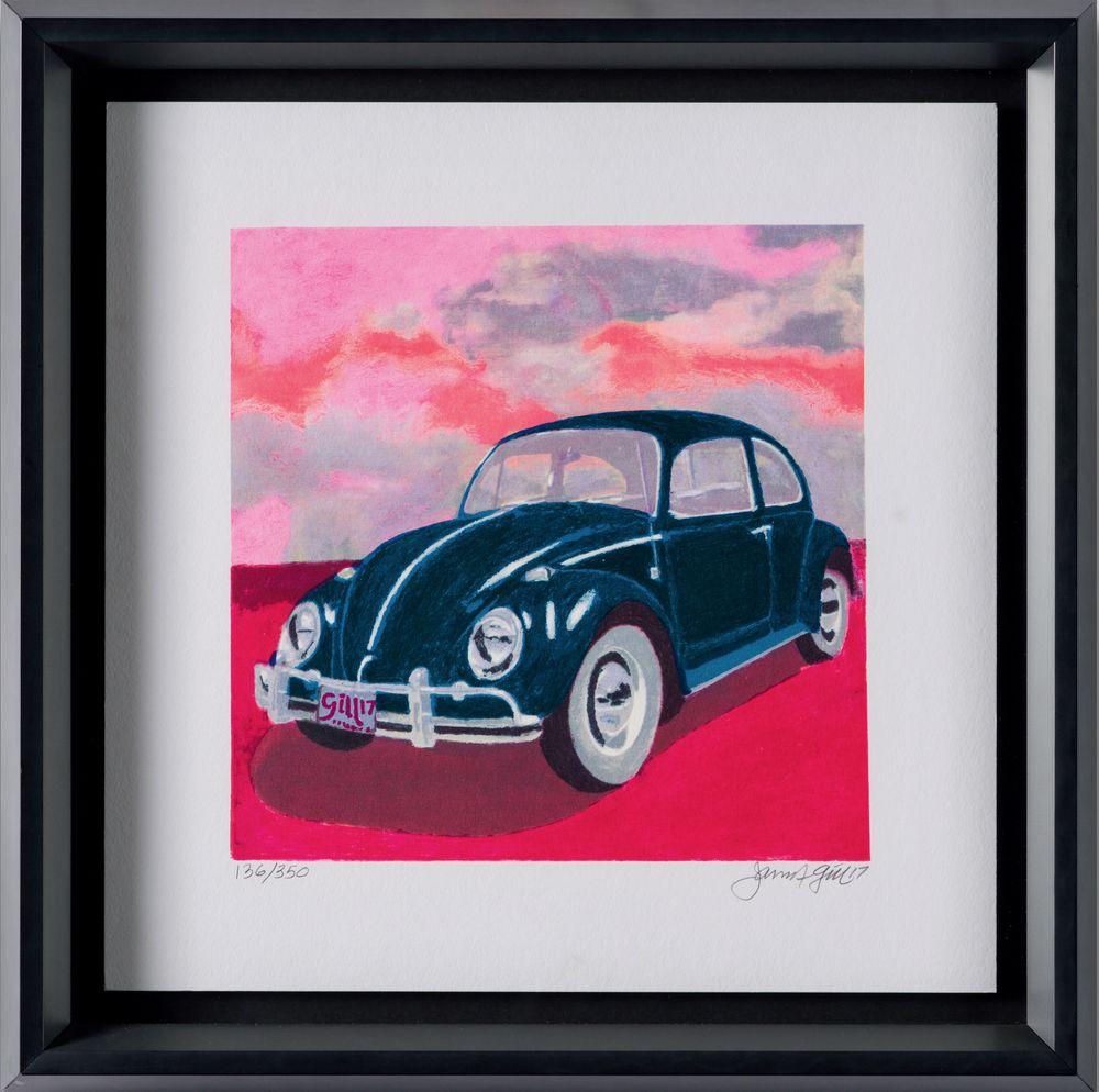 Artwork - Mini Bug - Pink Sky