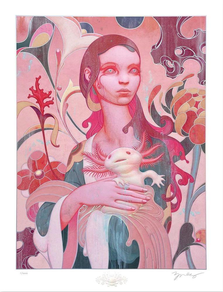 Artwork - Lady With An Axolotl