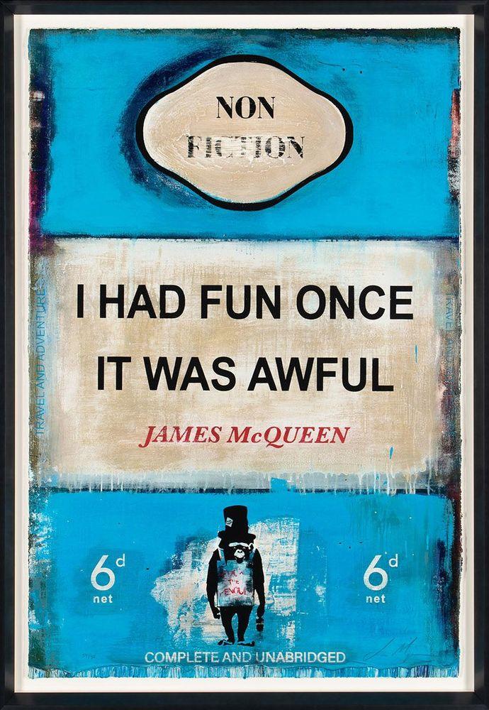 Artwork - I Had Fun Once It Was Awful (Framed)