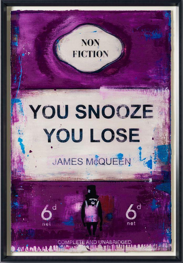 Artwork - You Snooze You Lose (Framed)