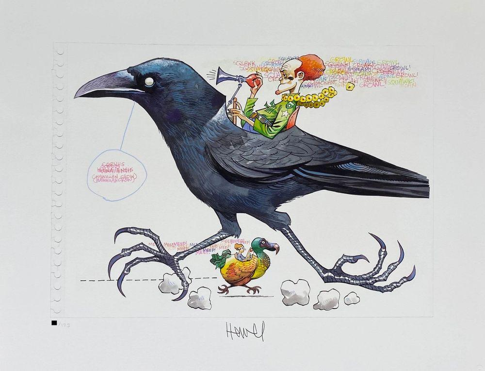 Artwork - Hawaiian Crow