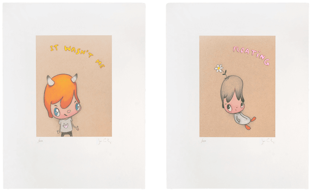 Artwork - It wasn't me & Floating (Diptych)