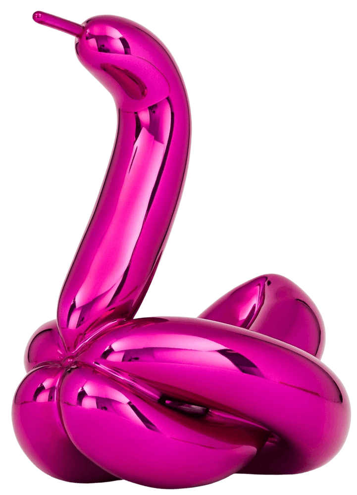 Artwork - Balloon Swan (Magenta)