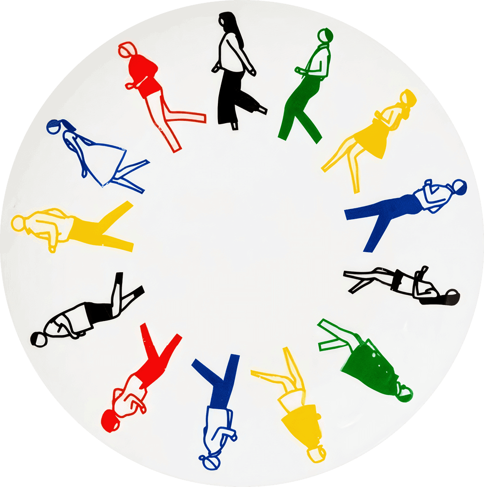 Artwork - Artist Plate Project 2020 (Julian Opie)