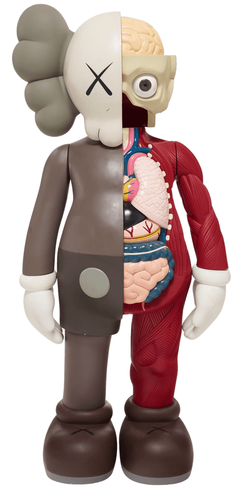 Artwork - Kaws Companion : Dissected (2016 Brown)
