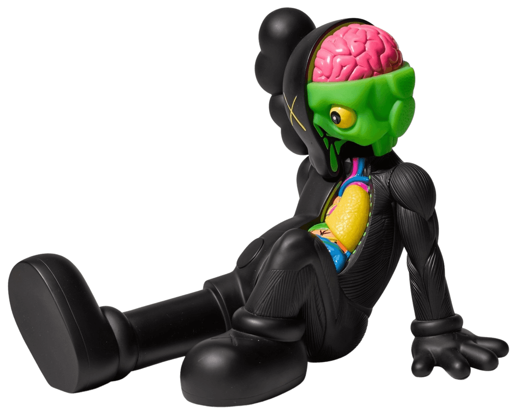 Artwork - Kaws Companion : Resting Place (Black)