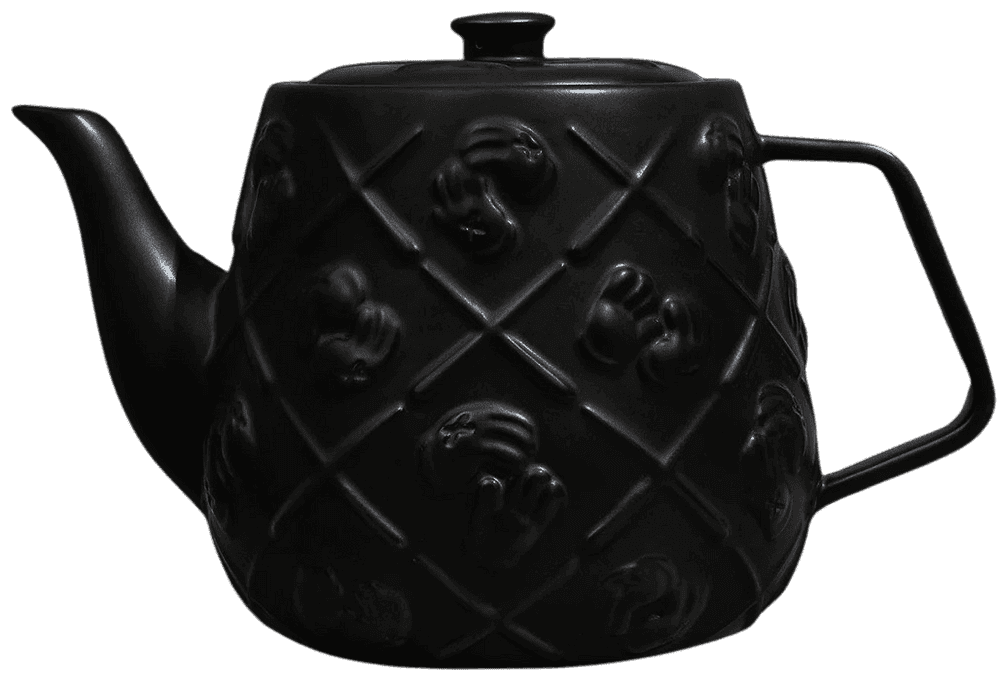 Artwork - Kaws Teapot (Black)