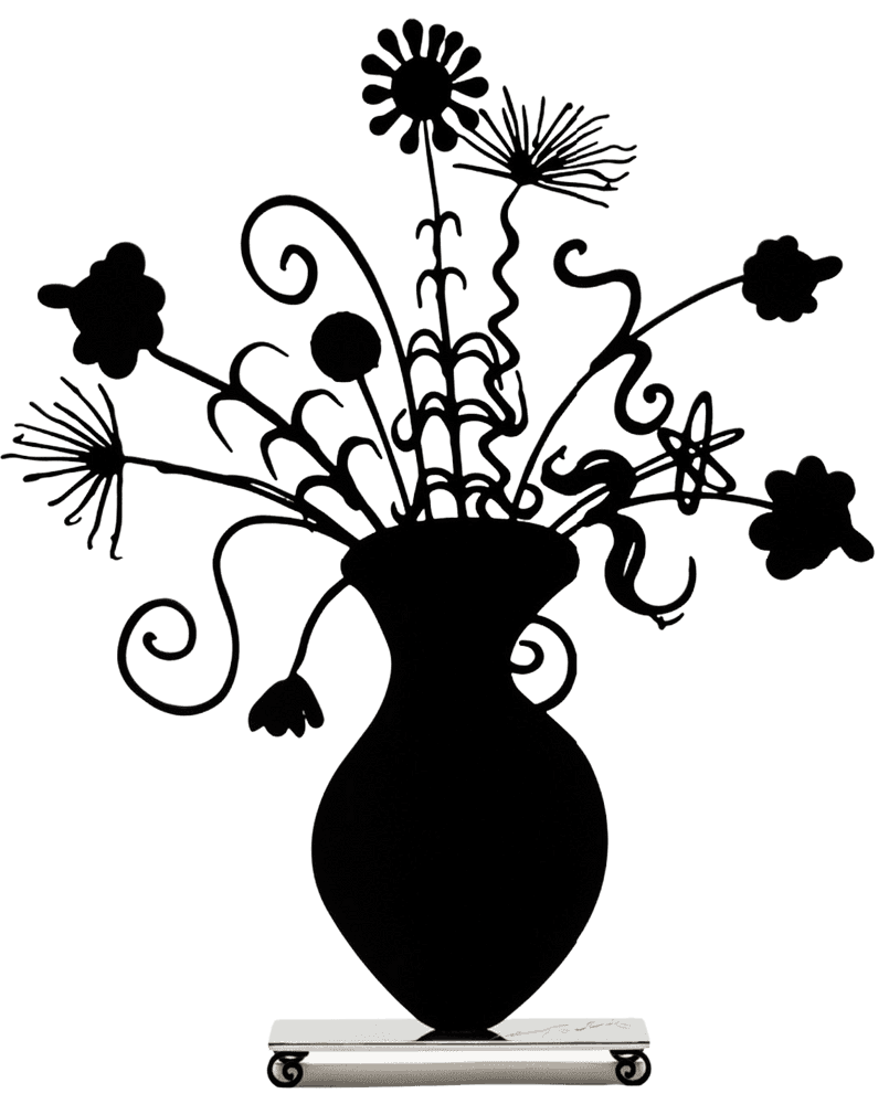 Artwork - Flores (Sculpture) (Black)