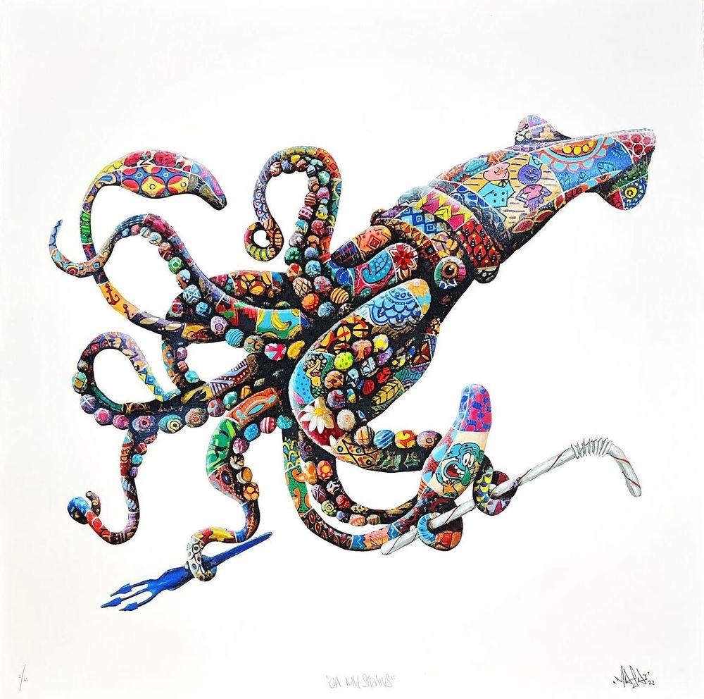 Artwork - We're Stuffed (Squiddly Diddly)