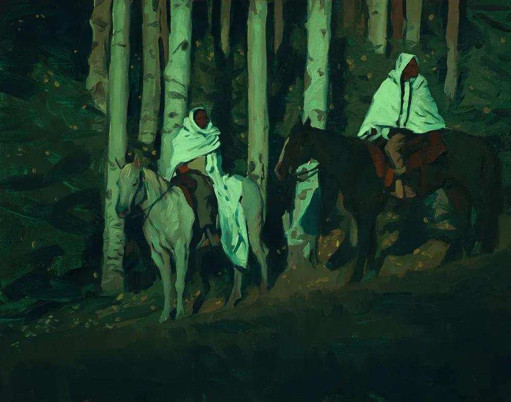Artwork - Night by the Aspens