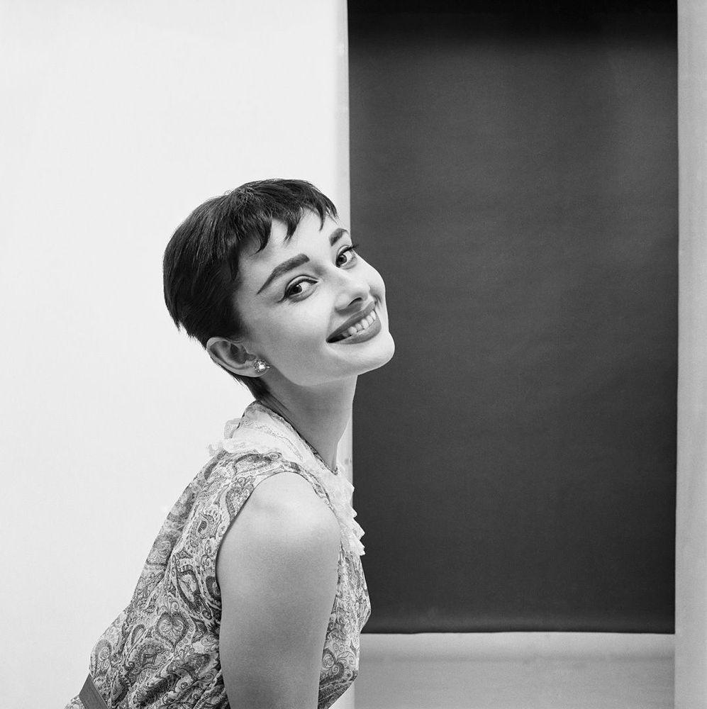 Artwork - Audrey Hepburn Smiling Center Frame 1954