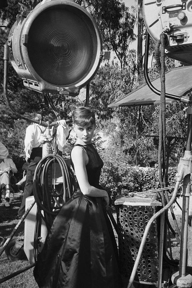 Artwork - Audrey Hepburn on Set of Sabrina, 1953