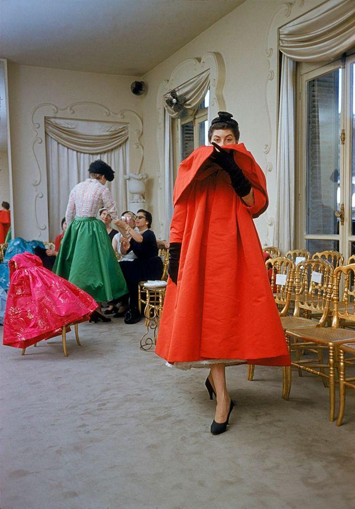 Artwork - Balenciaga, Orange Coat Front