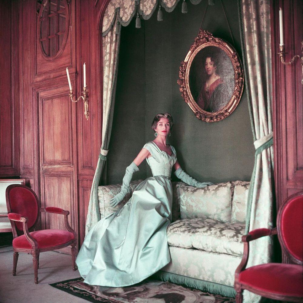 Artwork - Jane Sprague in Blue Fath on Daybed, 1953