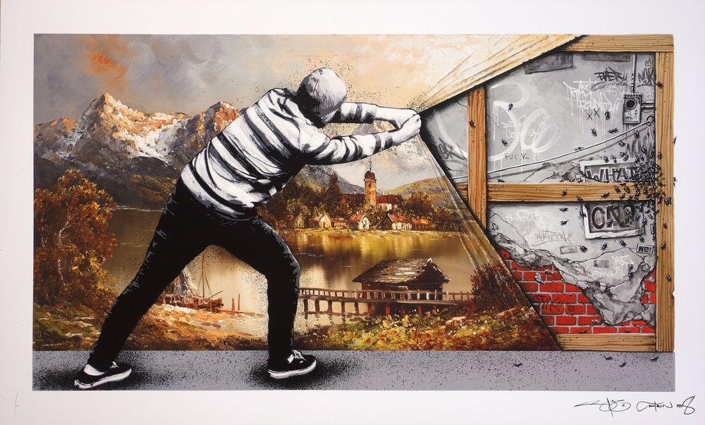 Artwork - Behind The Curtain Colab (The Wall)