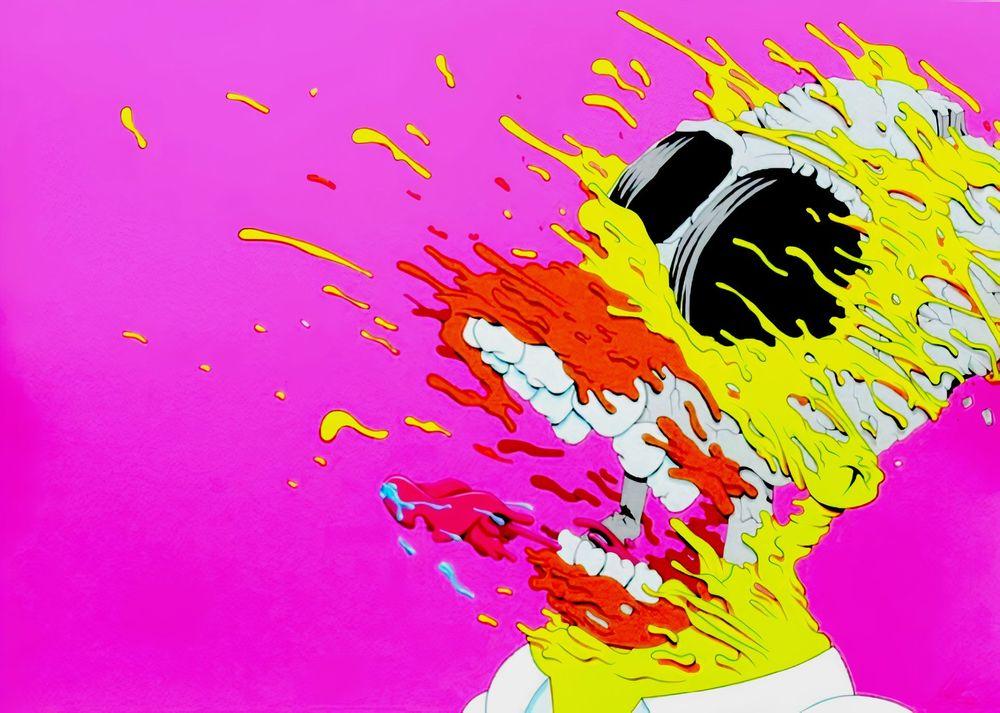 Artwork - Deconstructed Homer Print