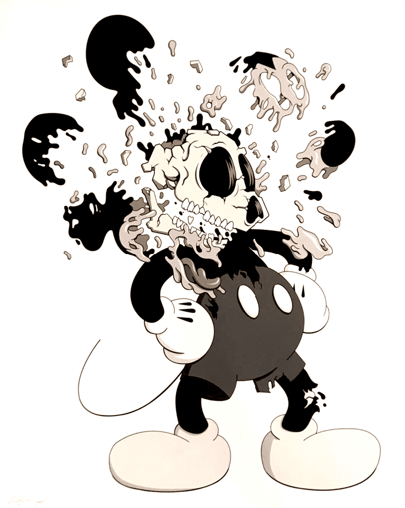 Artwork - Deconstructed Mouse (Mono - 2018)
