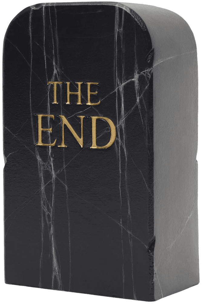 Artwork - THE END Black - Pouf