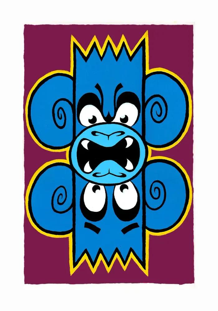 Artwork - Double Trouble (Claret & Blue)