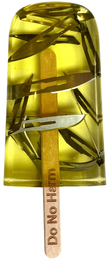 Artwork - Ice Lolly (Surgical Blades Yellow)