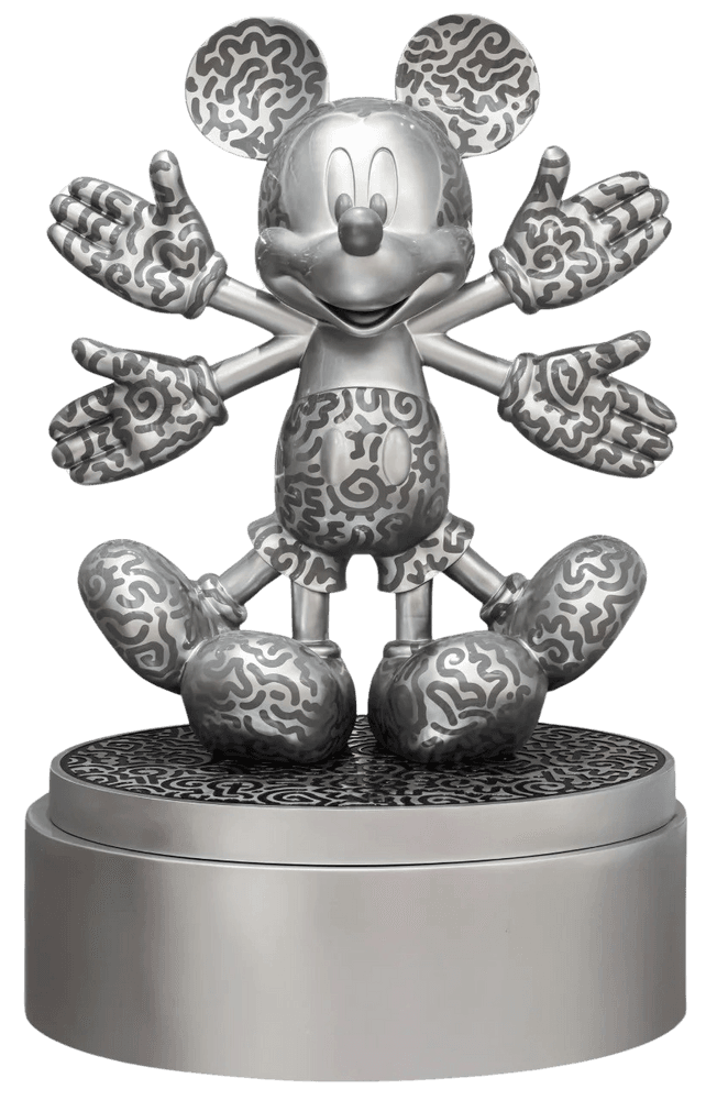 Artwork - 120cm SA Mickey x Mr Doodle Grey Sculpture