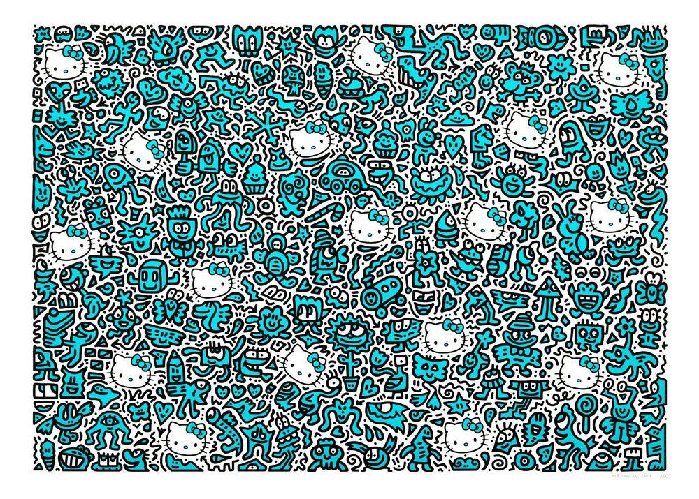Artwork - Blue Kitty