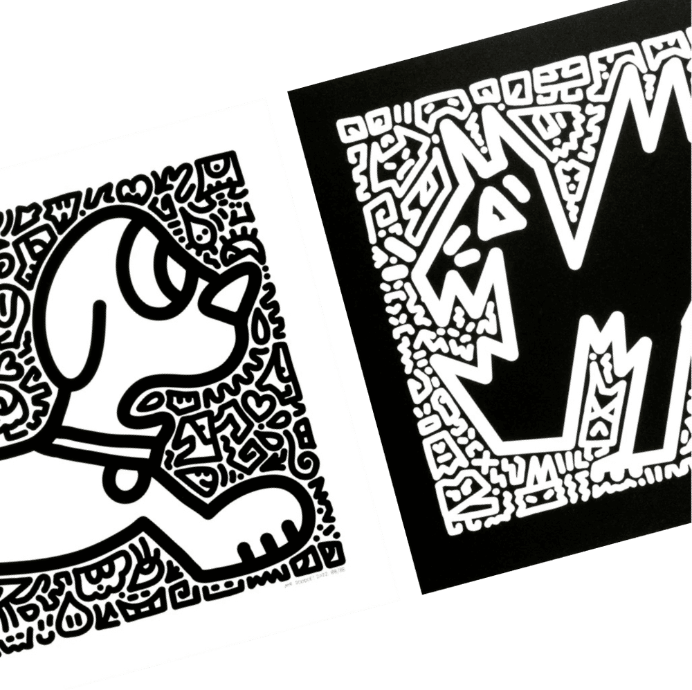 Artwork - Woof!' & 'Meow!'