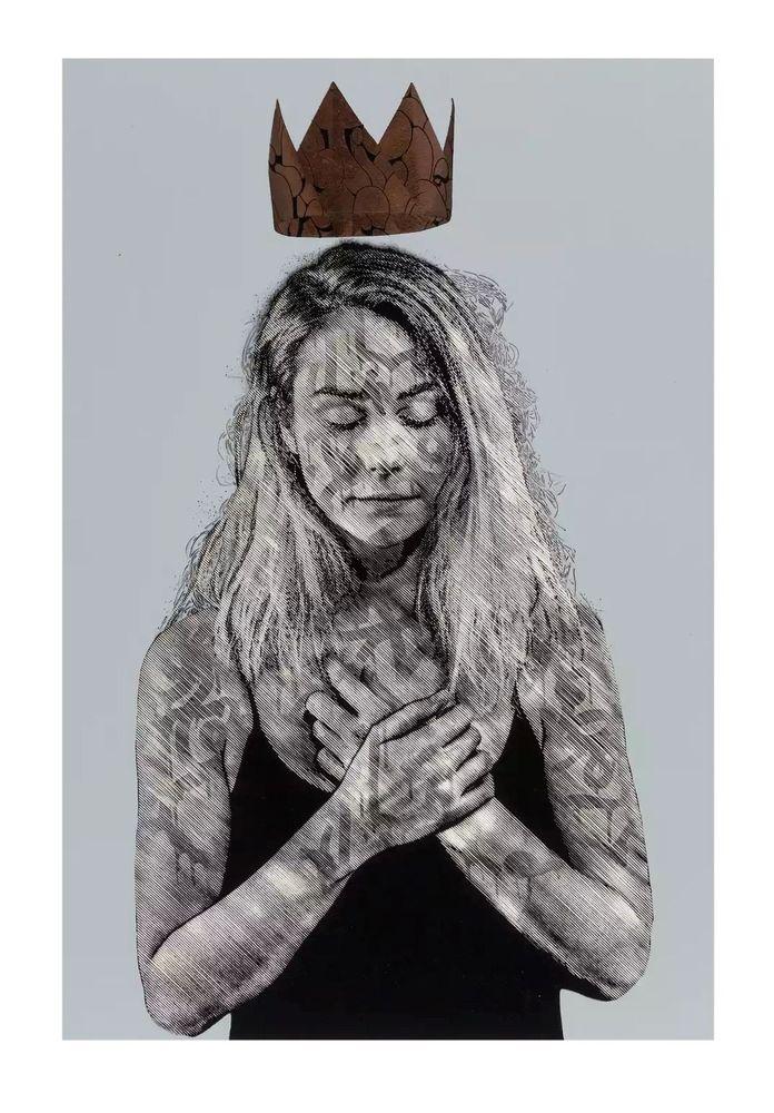 Artwork - Everything Connected (Grey Copper Leaf)