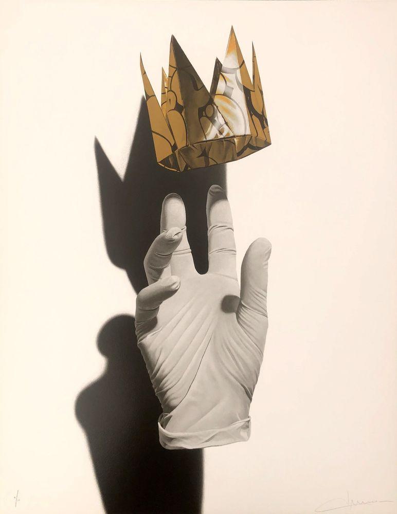 Artwork - Glove X Golden Crown (White)