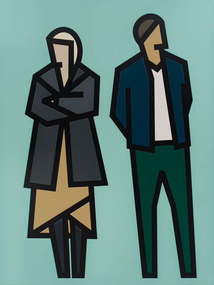 Artwork - Standing Couples - Stephanie and Joshua