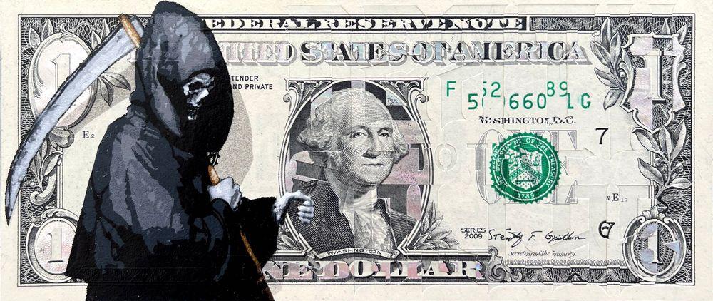 Artwork - Ghost Writer - DEATH OF THE DOLLAR