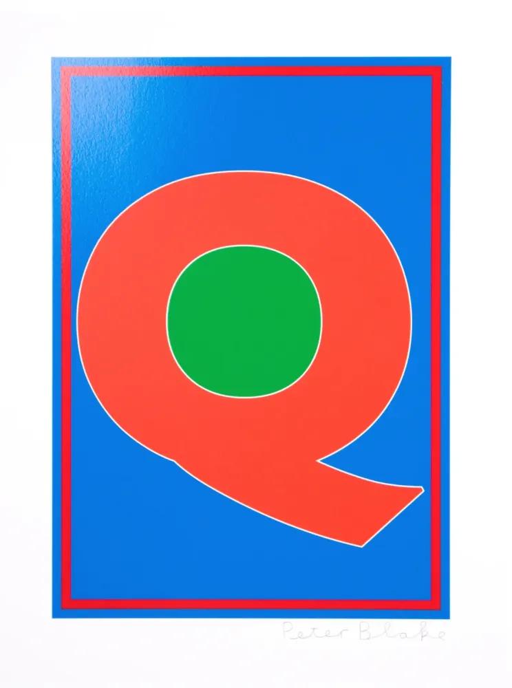 Artwork - Dazzle Letter Q