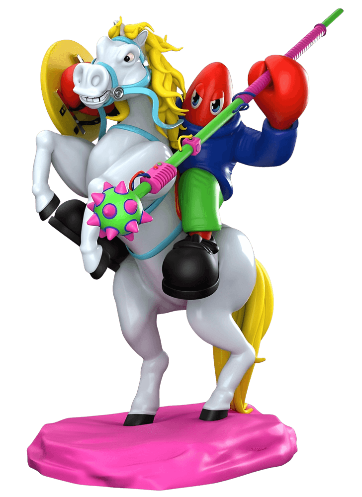 Artwork - Lobster on Horse V