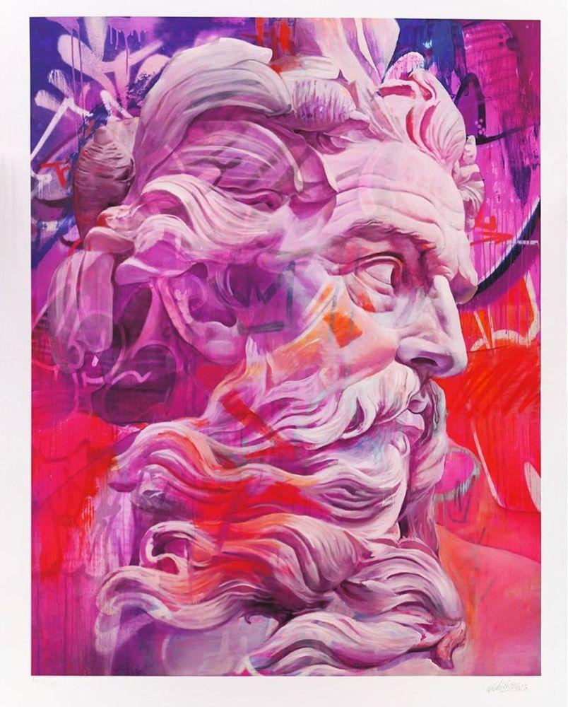 Artwork - Orphic Hymn to Poseidon (Magenta)