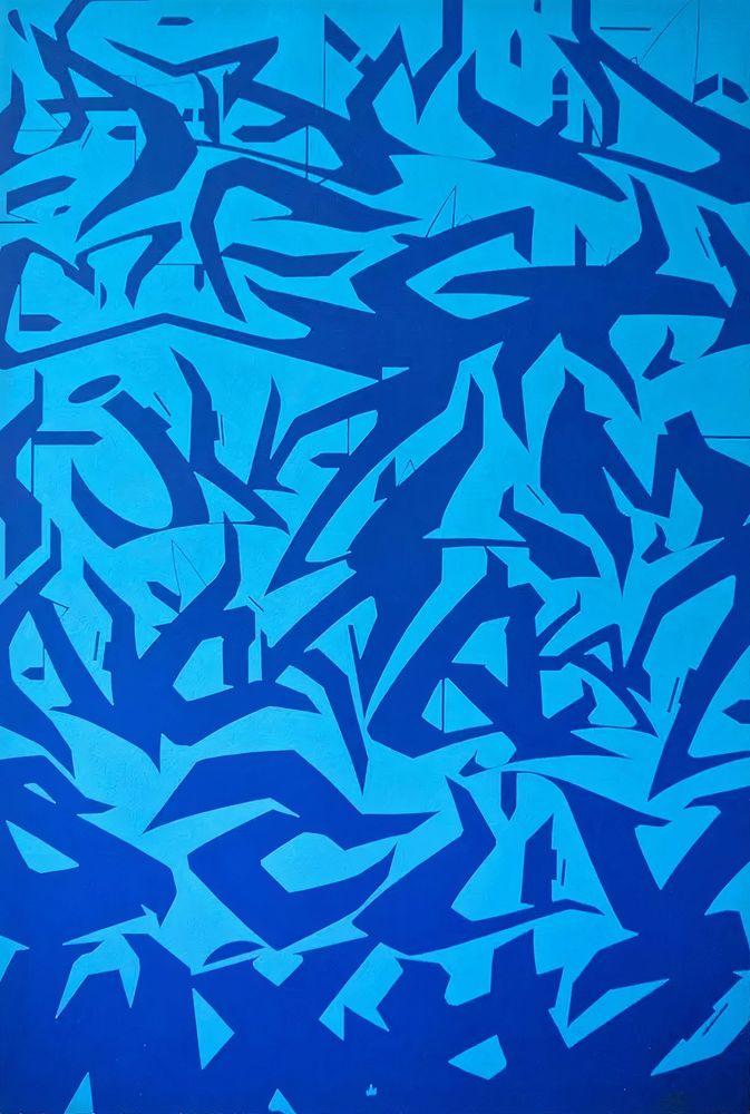 Artwork - Alphabet Aerobics (Blue and Blue)